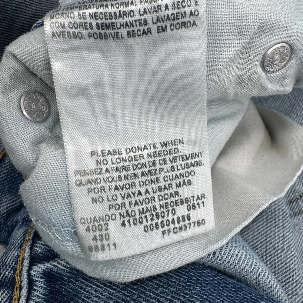 Levis 550 Relaxed Fit Mens Light Wash‎ Blue Denim Jeans 33x30 Bleach Splatter